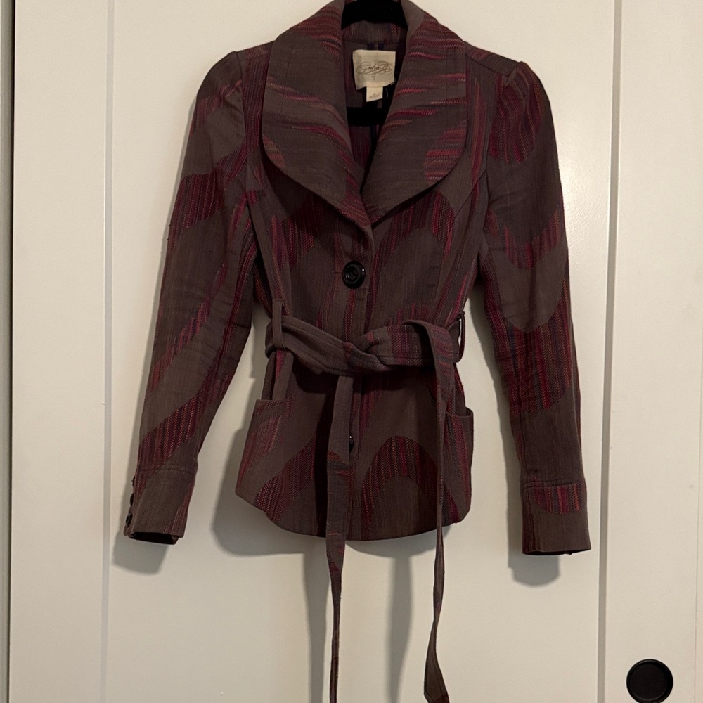 Stylish Women's Jacket - Grey Multi Color